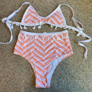 2 Pieces Swimwear/Bikini Matching Set Size M